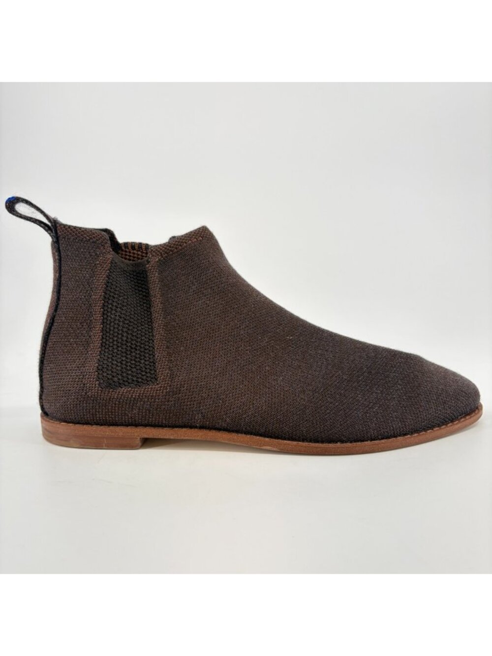 Rothy's The Chelsea Merino Knit Women Size 8.5 Brown Outdoor Pull-On Ankle Boots